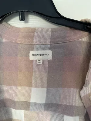 Thread and Supply Cropped flannel thumbnail 2