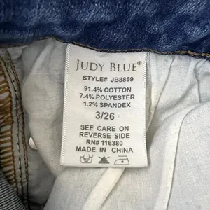 Judy Blue Skinny Fit High Waist Denim Jeans thumbnail 6