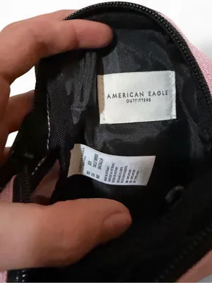 NWT American Eagle Pink Cordura Crossbody Pouch Bag thumbnail 5