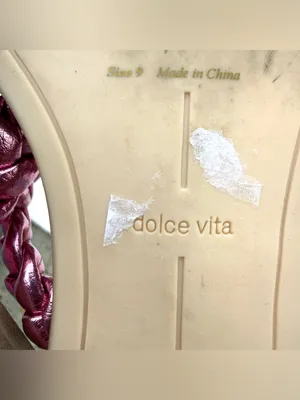Dolce Vita Women’s Shoes Sandals Pink Metallic Slip On Flip Flop Size 9 thumbnail 8
