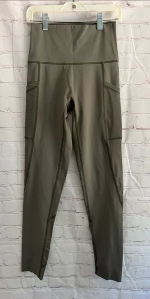 aerie High-Waist Leggings in Olive green Athletic Leggings Woman’s Size Small thumbnail 1