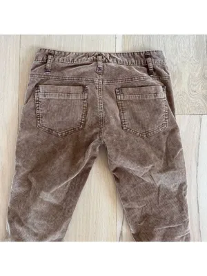 Free People Light Brown Corduroy Jeans Skinny Fit Size 26 thumbnail 6