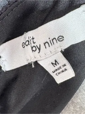 Edit‎ by Nine Lace Corset Top Ruched Mini Dress Black Medium Gothic Coquette Y2K thumbnail 11