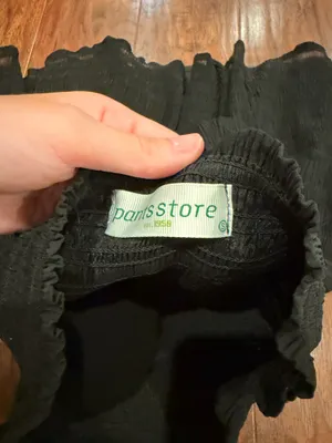 Pants store skirt black ruffle thumbnail 3