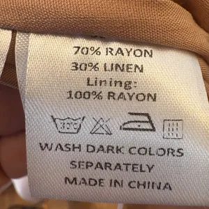 Girl‎ and the Sun Marlow Mini Dress Linen Blend Size Medium thumbnail 6