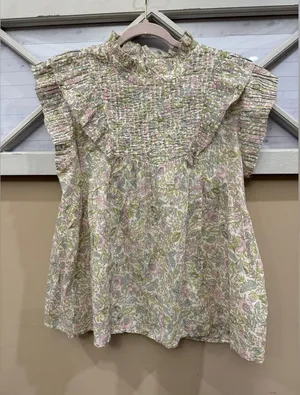 House of Harlow 1960‎ Floral Ruffle Blouse medium thumbnail 1