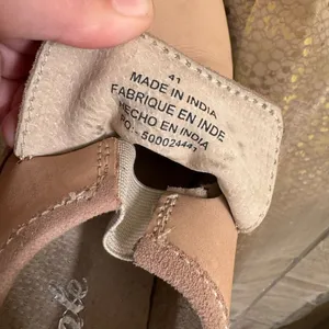 Free People Brady Slip On Leather Suede Tan Natural Loafers 41 Size 10 Used thumbnail 6