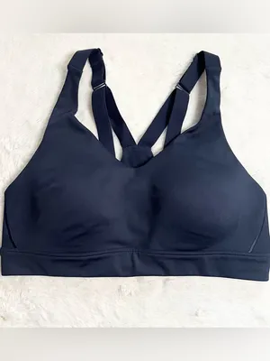 DSG Navy Blue Wireless Comfort Sports Bra Size Medium thumbnail 2