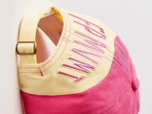 Free People Rule The Court Baseball Hat - Pink Combo thumbnail 5