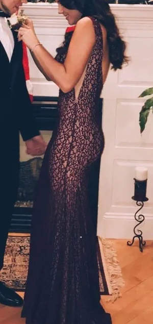 Jovani Wine Prom Gown thumbnail 1