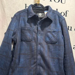 Weatherproof Men's Soft & Warm Polar Fleece Button Up Shirt Jacket Size L NWT thumbnail 4