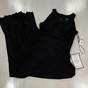 New w tags! SLNY black maxi long‎ dress size 10 thumbnail 1