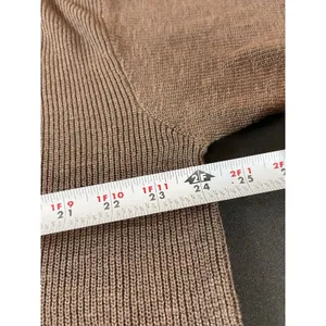 Free People FP Beach Oversized Pullover Sweater Brown Cotton Blend Stretch NWT L thumbnail 12