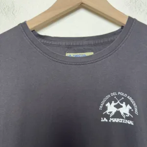 La‎ Martina Women T-Shirt Small Black Polo World Cup IX Miami Beach Graphic Tee thumbnail 5