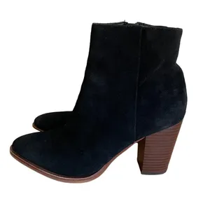 Sam Edelman Black Suede Leather Blake Boots thumbnail 1
