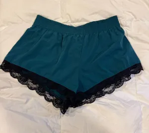 Satin shorts Blue Size L thumbnail 1