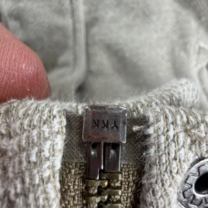 Y2K Roxy Beautiful Adventure Sherpa Lined Full Zip Hoodie Tan Khaki Womens Large thumbnail 8