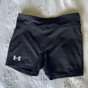 Under Armour black biker shorts thumbnail 1
