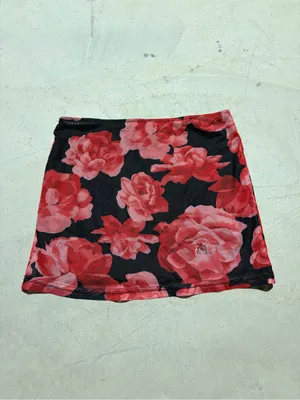 superdown Electra Mini Skirt Rose Print XS thumbnail 7