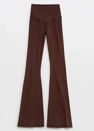 OFFLINE Aerie Real Me High Waisted Crossover Flare Leggings thumbnail 1