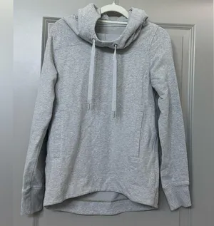 Lululemon Split Pullover Hoodie Heathered Light Gray thumbnail 3