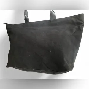 Victoria’s Secret Black Silver Sequin Bling Large Tote Weekender Bag Limited Ed. thumbnail 5