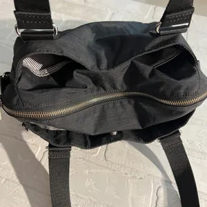 Kipling Shoulder Bag Black‎ Nylon Travel Double Strap Lightweight Solid Medium thumbnail 8