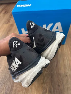 HOKA One one Clifton black athletic training running shoes sneakers women’s 9 thumbnail 4