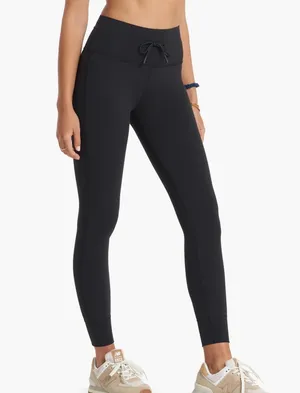 Vuori Black Daily Legging with Drawcord Waistband thumbnail 1