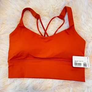 Lululemon NWT Free to Be Longline Bra / Burnt Orange thumbnail 1
