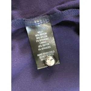 Lulu's Hometown Girl Skate Dress‎ Lapas Blue Halter SMALL Feminine Romantic thumbnail 9