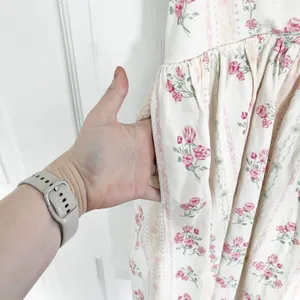 Ivy City Co. Flowers For All Smocked Babydoll Puff Sleeve Dress Vintage Floral thumbnail 3