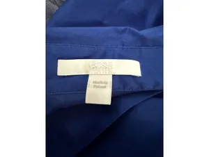 BOSS Blue Short Sleeve Collared Blouse Size 14 thumbnail 3