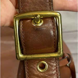 Coach Vintage Legacy Duffle Shoulder Bag Cognac 19889 thumbnail 7