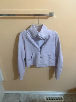 Lululemon Scuba Oversized Funnel Neck Half-Zip in Lavender Dew thumbnail 3