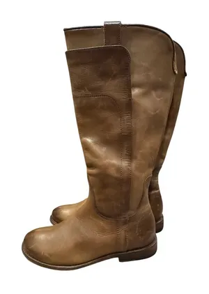 Frye Paige Tall Riding Boots 6 Cognac‎ thumbnail 1