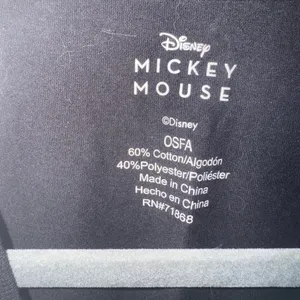 Disney Mickey Mouse Black T-Shirt thumbnail 2