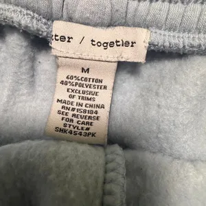 ✨ Better Together Light Blue Lounge Shorts ✨ Size M thumbnail 5