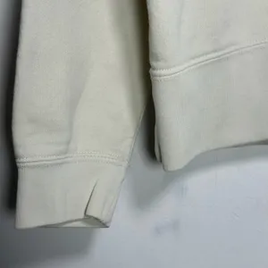 Nike Sportswear Essential Oversized Hoodie Cream Beige Embroidered Swoosh Medium thumbnail 7