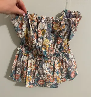 Boutique Floral tube top thumbnail 1