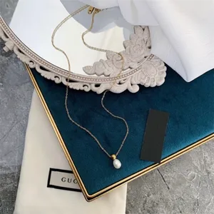 18K Gold Plated White Pearl Pendant Necklace for Women, Pearl Necklace thumbnail 5