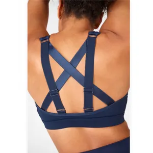 Fabletics Belle High Impact Sports Bra Deep Navy Size XS Reg $64.95 “Excellent” thumbnail 4
