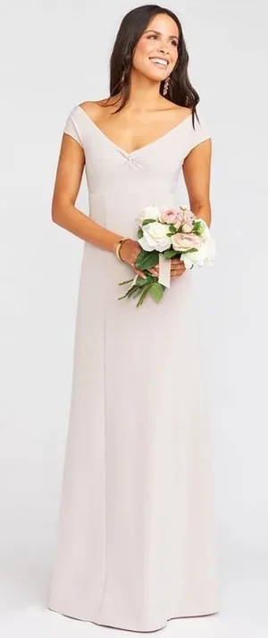Show Me Your MuMu Zurich Knot Bridesmaid‎ Gown in oyster size small nwt thumbnail 1