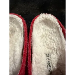 Birkenstock Zermatt Active Red Wool Felt Slippers 40 9.5 thumbnail 3