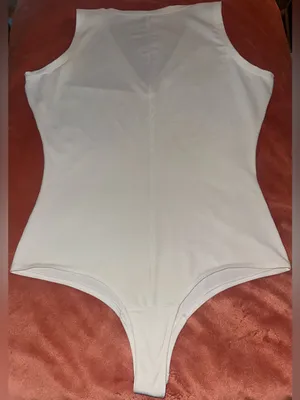 Spanx Suit Yourself Stretch-jersey Bodysuit-White $77 MSRP thumbnail 9