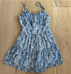 Altar’d State Floral Blue Dress Size XS thumbnail 1