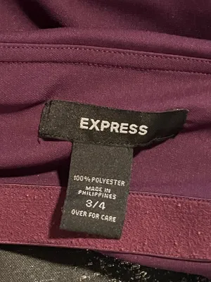 Womens 3/4 Vintage Express Y2K Strapless Asymmetrical Hem Maxi Dress Plum Purple thumbnail 8