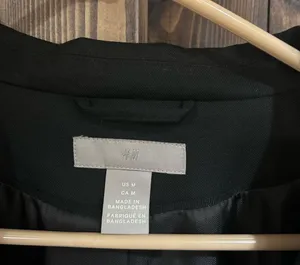 H&M black fitted wmns blazer thumbnail 2