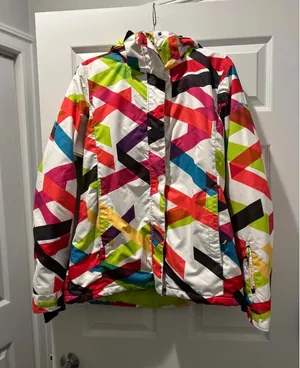 GSOU SNOW Women's Ski & Snowboard Jacket Multi-Color Size L thumbnail 1