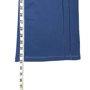 Lululemon Define Zip Front Blue High-Waisted Flare Legging Pants in Pitch Blue thumbnail 8